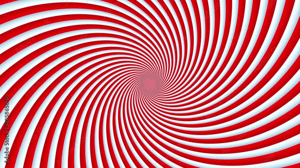 Poster Endless abstract spiral. Seamless looping footage 4k. Abstract loop background