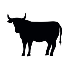 bull silhouette icon