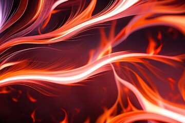 Abstract background, tongues of flame, vibrant colored flames