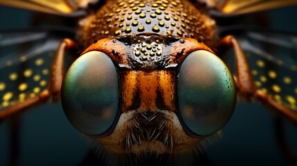 Extreme close-ups of insect eyes or wings - obrazy, fototapety, plakaty