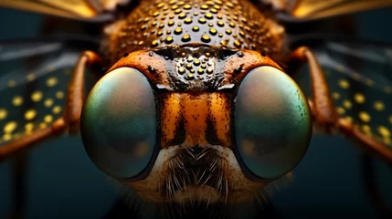 Foto op Plexiglas Extreme close-ups of insect eyes or wings © MuhammadInaam