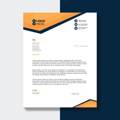 Contemporary Corporate Letterhead Vector Design Ideas