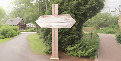right or wrong concept, Right and wrong arrows decisions concept, wooden sign, Decision for the right and a wrong way .
