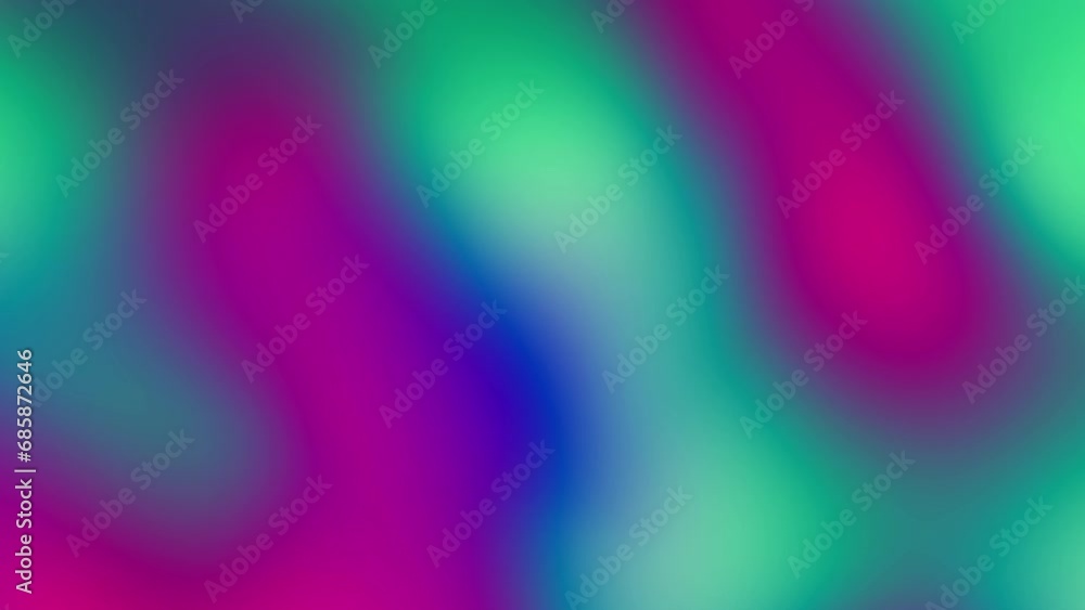 Aufkleber seamless abstract wavy background for loop playback. defocus blurred abstract spots. 4k looping clip