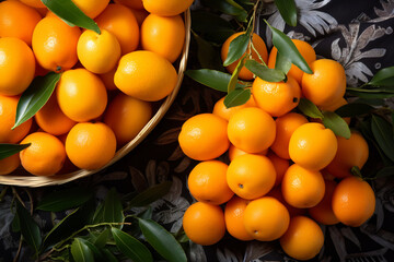 kumquat on the festive table