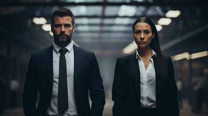 Portrait of Ambition: Compelling Business Attire Dynamics, generative ai