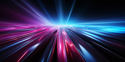 abstract background with lines in purple and blue symbol of energy and digital move and speed
