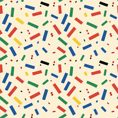 confetti sprinkles seamless pattern