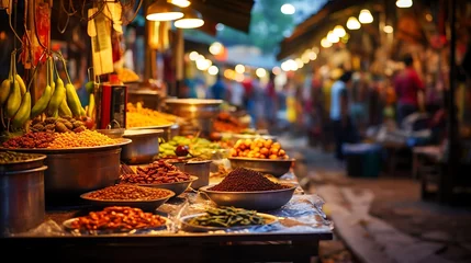 Deurstickers Local cuisine and food markets © MuhammadInaam