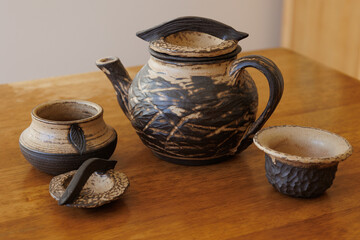 tea set pottery