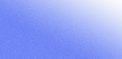 Abstract background with gradient blur and grain noise texture. Multicolor banner with blurry circles. Suitable for social media, print, covers, posters. Blue and white gradient. Wide banner size.