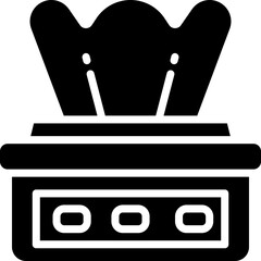 tissue box icon. vector glyph icon for your website, mobile, presentation, and logo design.