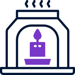aromatherapy icon. vector dual tone icon for your website, mobile, presentation, and logo design.