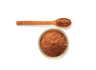 Cocoa Powder Isolated, Cacao Dust Pile, Dry Ground Cocoa Beans, Cocao Powder Pile for Chocolate