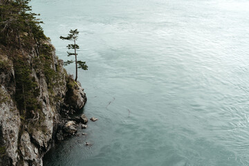 Bowman Bay area of Deception Pass State Park between Whidbey and Fidalgo Islands in northwest Washington