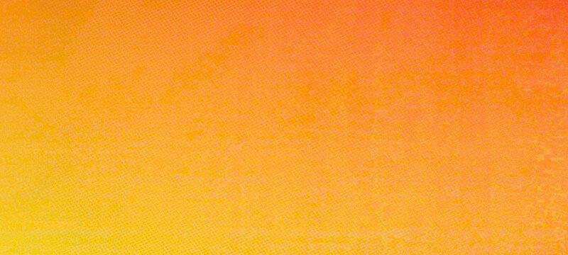Orange widescreen bokeh background banner, with copy space for text or your images