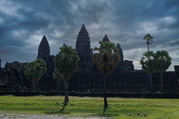 The temple of Angkor Wat near Siem Reap, Cambodia
 - obrazy, fototapety, plakaty