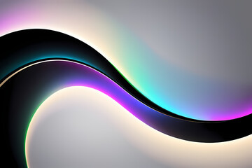 Abstract Black Blue Background. colorful wavy design wallpaper. creative graphic 2 d illustration. trendy fluid cover with dynamic shapes flow.