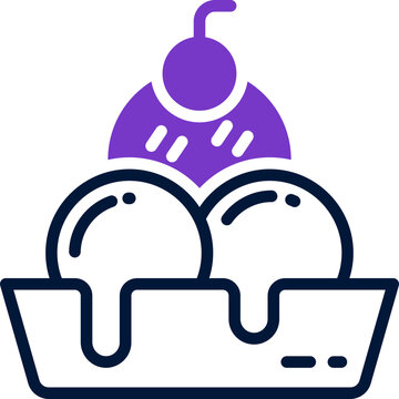 recommend clip art: ice cream icon. vector dual tone icon for your website, mobile, presentation, and logo design.