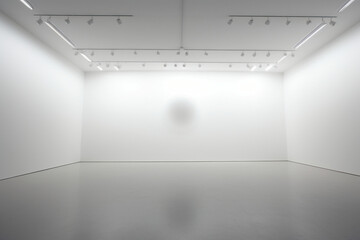 white Empty Space. AI generative