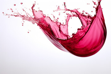 Abstract splash of red wine.