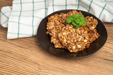 Pumpkin Seeds Cookies, Pepita Grains Biscuit, Healthy Cereal Crackers, Homemade Pumpkin Seed Cookie