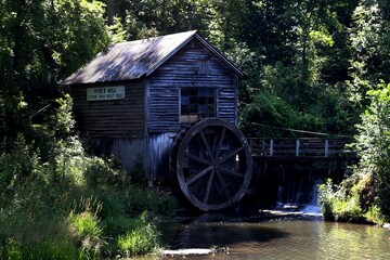 old mill on the river
