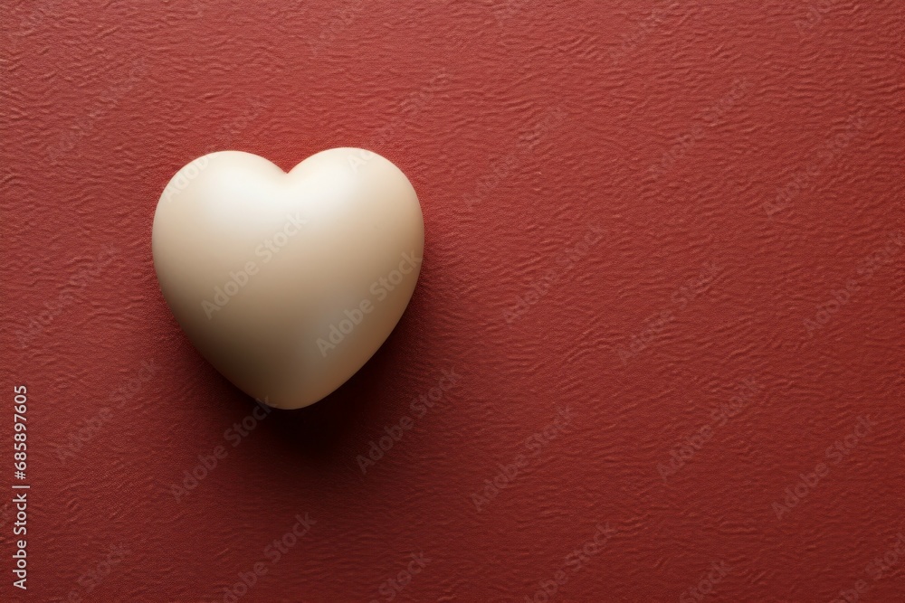 Poster symbolic heart. background with selective focus and copy space