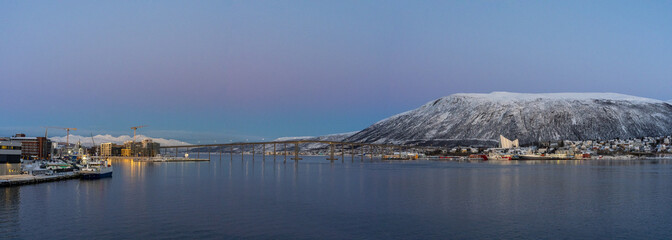 Winter light over Tromsø, Norway