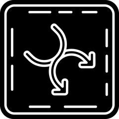 Fototapeta premium Shuffle Icon