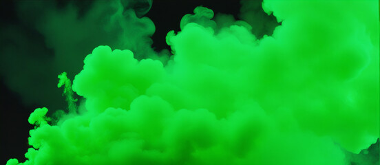 Obraz premium green smoke