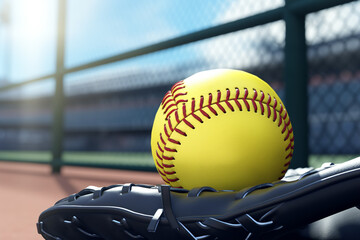 Softball Baseball. team sport with a ball, Fast pitch, Slow pitch, An energetic game of bat and ball, glove. Teamwork, sportsmanship, Entertainment on the outside