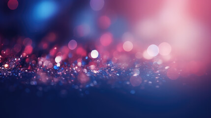 New Year's Eve: Dark Blue and Pink Abstract Background - obrazy, fototapety, plakaty