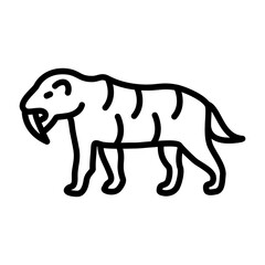 Smilodon Icon