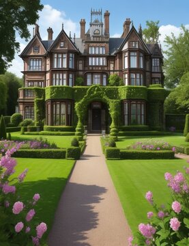 Lush Victorian mansion-13