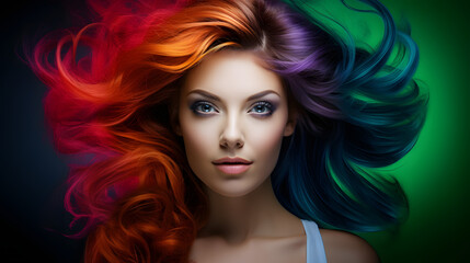 Beautiful fashion woman