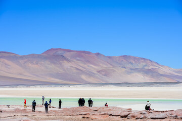 Piedras Rojas também conhecida como Salar de Aguas Calientes ou Salar de Talar, Piedras Rojas é...