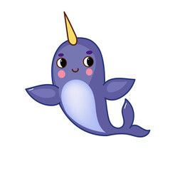 Under the sea. Set sea animals. Marine life objects vector cartoon doodle 3d illustration.