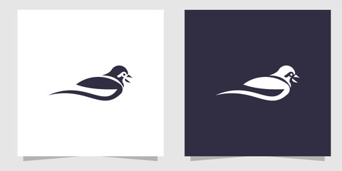 bird logo design vector
