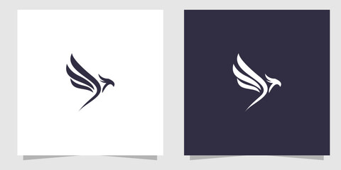 eagle logo design vector