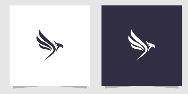 eagle logo design vector