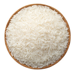 White rice in a bowl. Bowl of rice.
