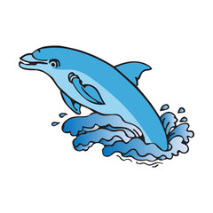 Make a Professional Dolphin Vector Art