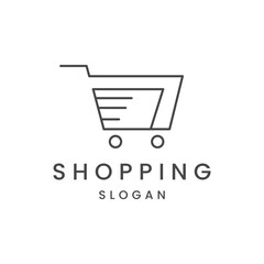 Shopping Logo Concept Design Template Element Vector Illustration.