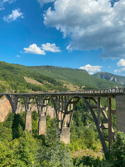 Djurdjevica Tara Bridge is a concrete arch bridge over the Tara River