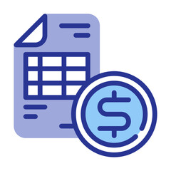 Invoice flat icon
