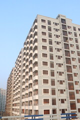 Fototapeta na wymiar apartment building on dhaka city