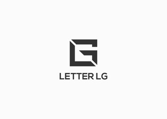 letter lg logo company name