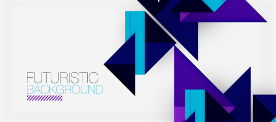 Triangle Vector Background Illustration For Wallpaper, Banner, Background, Card, Book Illustration, landing page