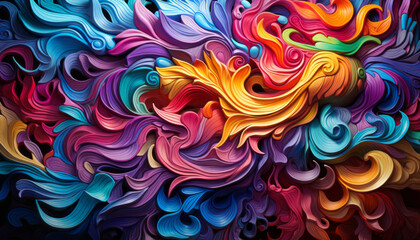 Fototapeta premium abstract background with swirls